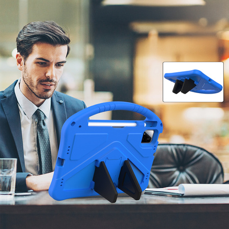 Etui FunColor do Xiaomi Pad 7 / Pad 7 PRO 11.2 podstawka uchwyt pancerne, niebieskie