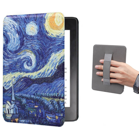 Puzdro grafické s držiakom na Amazon Kindle Paperwhite 5 gen 11 - ochranné so stojanom