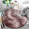 Shaggy Ombre Strado Round Carpet 80x80 OmbrePurple (Pink)
