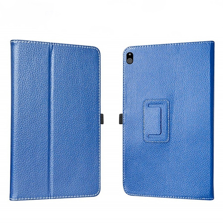 Etui case Slim do Lenovo Tab M10 10.1 TB F / Tab M10 X605, czarne - ochronne z podstawką