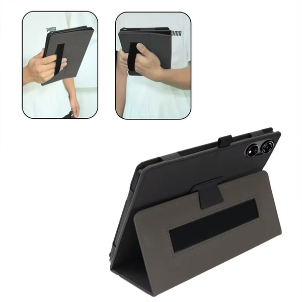 Etui do Redmi Pad 2 Pro 12.1 2025 z klapką i podstawką - czarne