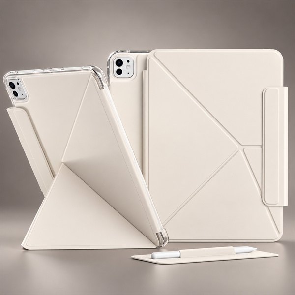 Etui Origami do Apple iPad Air 13 M4 M3 M2 2026/25/24 gen 8/7/6 - białe
