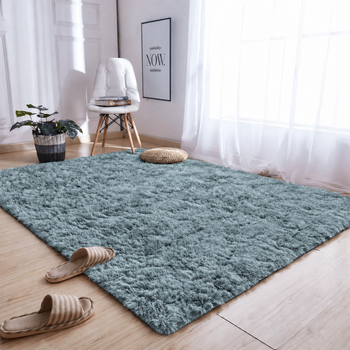 Dywan Shaggy 160x220 cm, jasnosrebrny - miękki, puszysty do salonu i sypialni