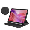 Puzdro 360 Crystal na Lenovo Tab 10.1 2025, čierne - ochranné so stojanom, prístup k portom a tlačidlám