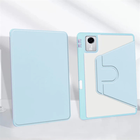 Etui OBROTOWE CLEAR do Lenovo Idea Tab 11" ZAFR0378PL TB336FU TB336ZU 2025, niebieskie
