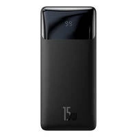 Baseus Bipow powerbank with display 10000mAh 15W black (Overseas Edition) + USB-A - Micro USB 0.25m cable black (PPBD050001)