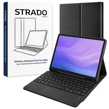 Etui z klawiaturą touchpad do Galaxy Tab S10 Lite 10.9" SM-X406 SM-X400 2025 ochronne czarne