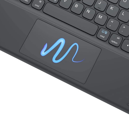 Puzdro s klávesnicou Bluetooth na Samsung Galaxy Tab A9 8.7 X110 / X115, čierne - ochranné