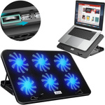 Strado Podkładka podstawka chłodząca do Laptopa LCP6 - Black