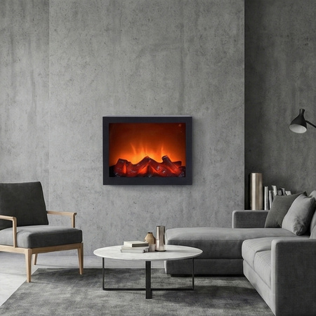 Kominek elektryczny 3D ruchome płomienie ogień wiszący stojący lampa LED