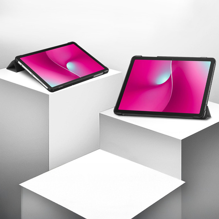 Puzdro Smart na T-Mobile T Tablet 2 10.1 5G 2025 s klapkou, sivé - ochranné so stojanom