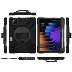 Etui pancerne Armor do Xiaomi Pad 7 / 7 PRO / Pad 8 / 8 PRO / Pad 9 z uchwytem - czarne