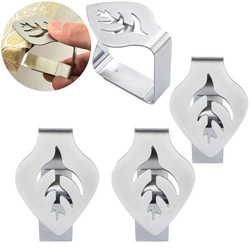 Strado Steel Tablecloth Clips STL4 - Leaves