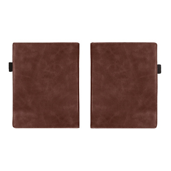Etui z paskiem do Pocketbook Inkpad 4 / Color 2, brązowe - ochronne z podstawką