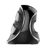 Ergonomic computer mouse Delux M618 Silver - vertical mouse with wrist rest