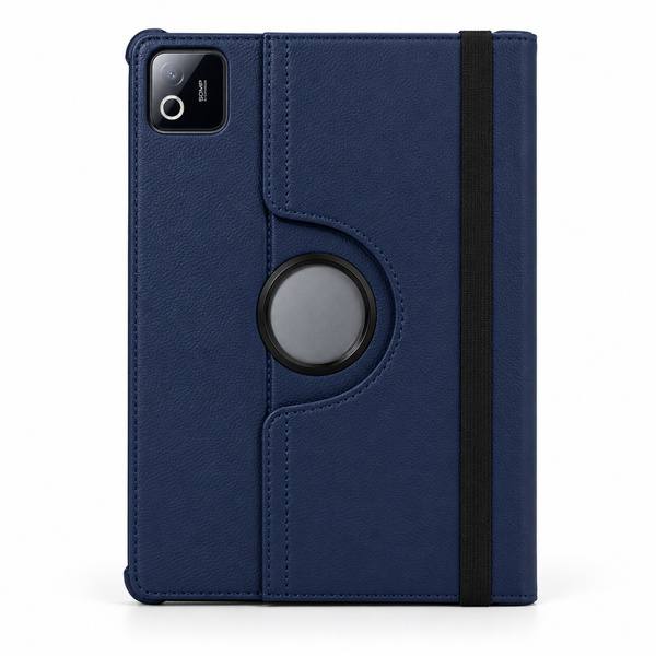 Etui obrotowe do Xiaomi Pad 7 / 7 PRO / Pad 8 / 8 PRO / Pad 9 z klapką - granatowe