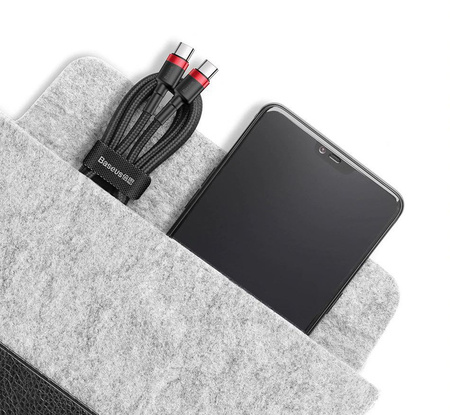 Baseus Kabel USB-C QC 3.0 - 2m - Black & Red