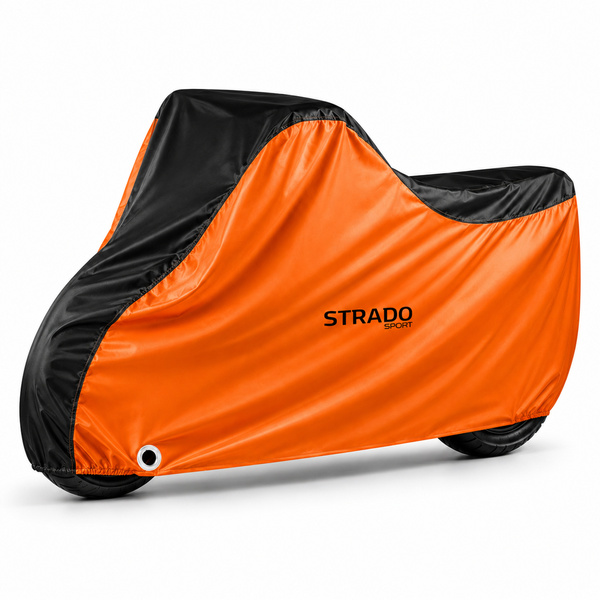  Pokrowiec Na Rower Wodoodporny Motor Skuter 110x200x70cm XXL, pomarańczowy