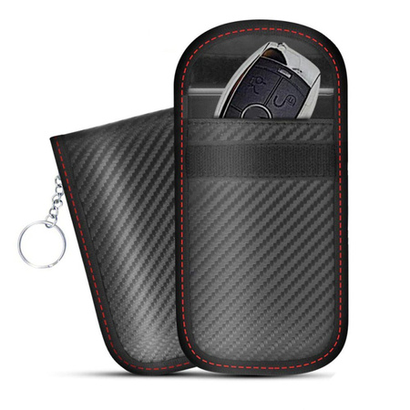 Anti-theft case blocking RFID keyless radio signal - Faraday Cage