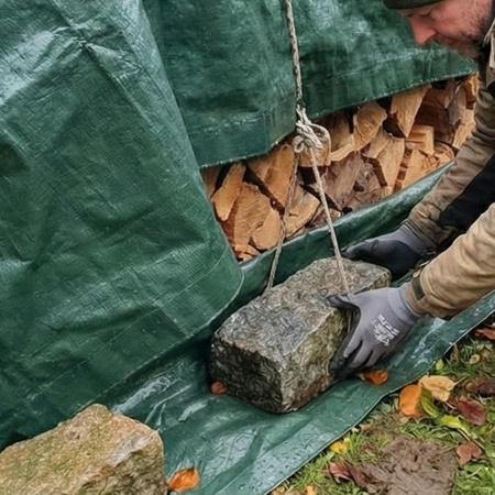 Plachta 5x1 5 m veľká hrubá plachta pevná ochranná mrazuvzdorná vodeodolná
