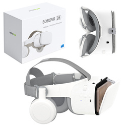 BOBOVR Z6 VR glasses for smartphone - wide field of view Bluetooth headphones integrated