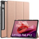 Etui Smart Case do Lenovo Tab P12 TB370 (Różowe złoto)