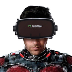 Okuliare 3D VR Shinecon G07E slúchadlá BT na smartfón okuliare páska Diaľkové ovládanie