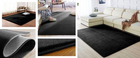 Polar Strado 140x200 PolarBlack Carpet (Black)