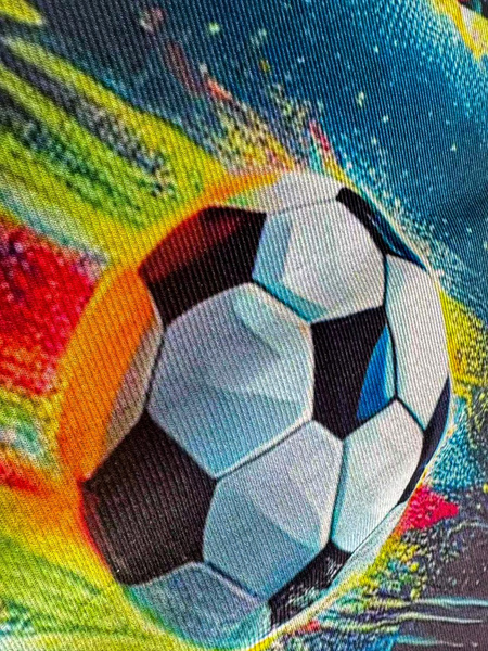 3D Strado FOOTBALL carpet 120x170 cm modern with football motif for youth and sports fan