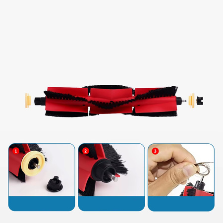 Szczotki gówne 2 szt do robota Xiaomi Mi Robot 1S 2S Roborock S5 MAX S6 S4