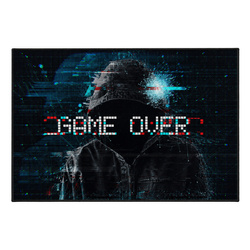 Dywan gamingowy dla gracza mata pod fotel antypoślizgowy GameOver