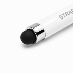 Precyzyjny rysik stylus pen do tabletu telefonu, dwustronny, biały
