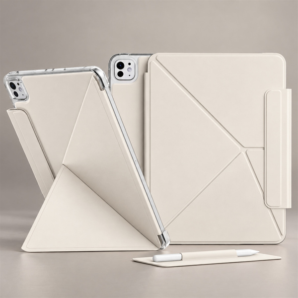Etui Origami do Apple iPad Air 13 M4 M3 M2 2026/25/24 gen 8/7/6 - białe