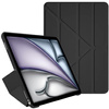 Puzdro Trifold Case obal na iPad Air 13 Gen 6 2024 A2903 A2904 / Gen. 6 A2898, čierne - ochranné