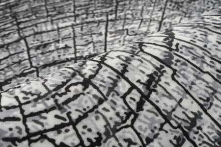 NOVO Strado modern tree trunk carpet for living room grey pattern Grey Trunk 100x100 cm