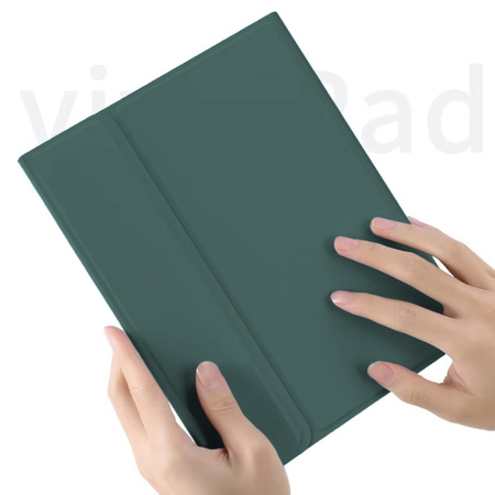 Etui z klawiaturą do Apple iPad Air 13 M2 2024 M3 2025 Gen 6 7 / iPad Air 13 Gen. 6 A2898, zielone - ochronne