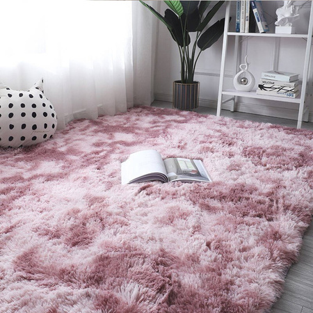Ombre Shaggy Strado Carpet 140x190 OmbrePurple (Pink)