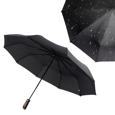 Automatic lightweight folding umbrella with handle cover for men and women