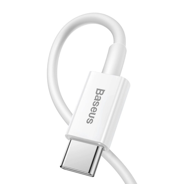 Kábel Baseus Superior Series USB-C / Lightning PD 20W 1 m, biely