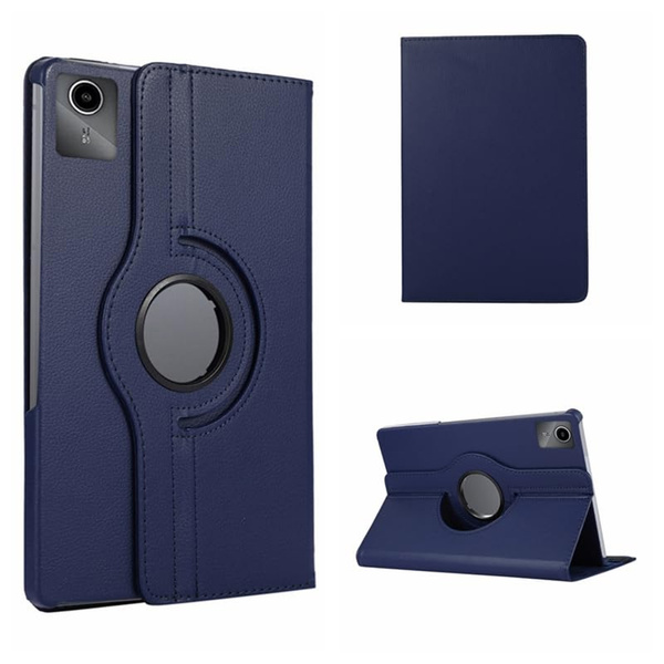 Puzdro otočné 360 na Lenovo Idea Tab 11 2025, tmavomodré - ochranné so stojanom