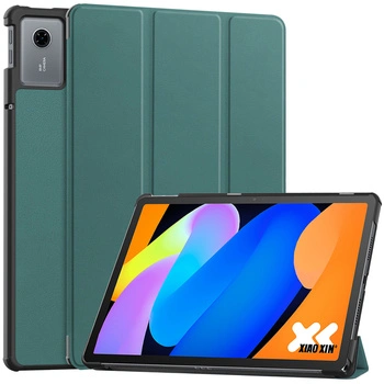 Puzdro Smart na Lenovo Idea Tab 11 2025 s klapkou, zelené - ochranné so stojanom