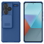 Puzdro Nillkin CamShield Pro na Redmi Note 13 Pro Plus 5G / Note 13 Pro, modré - ochranné so stojanom