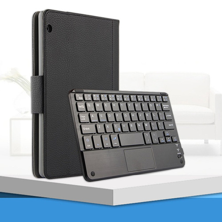 Etui z klawiaturą Bluetooth do Huawei MediaPad T5 10 10.1 touchpad, czarne