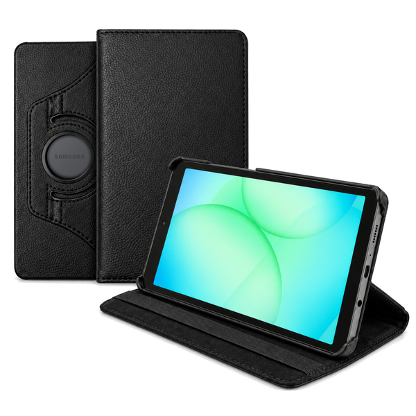 Etui obrotowe do Samsung Galaxy Tab A11 X135/ X133 A9 SM-X115/X110 - czarne