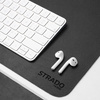 Desk mat mouse pad large Strado 90x45 (Black)