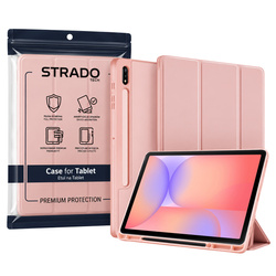 Etui do Galaxy Tab S10 Lite 10.9/S10 FE/S9 FE/ S9/ S8 z miejscem na rysik - różowe