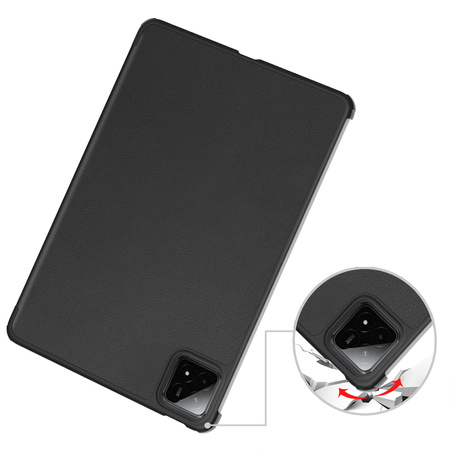 Puzdro Smart na Xiaomi Pad 7 / Pad 7 Pro 11 / Xiaomi Pad 7 Pro, čierne - ochranné so stojanom