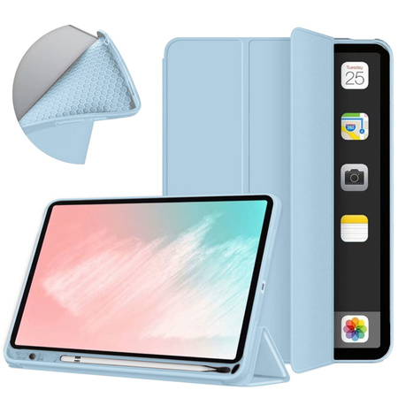 Puzdro Smart na iPad 10.9 2022 Gen. 10, modré - ochranné so stojanom, prístup k portom a tlačidlám
