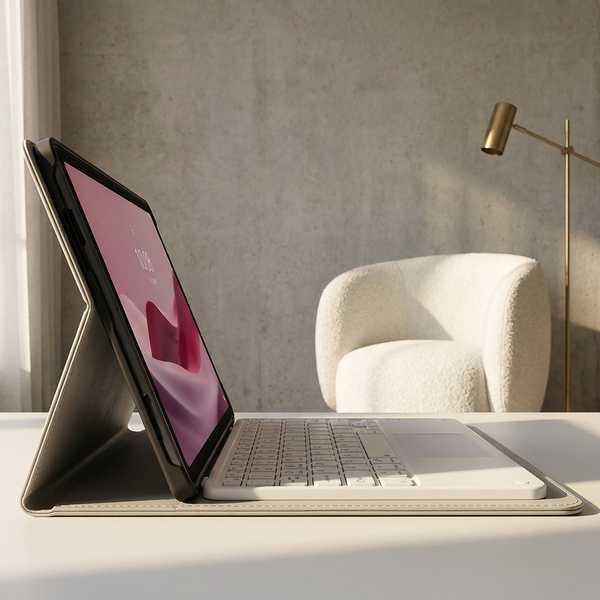 Etui z klawiaturą do Lenovo Tab M11 TB330FU pokrowiec ochronne szare