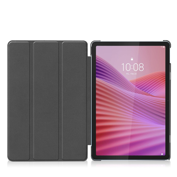 Puzdro Smart na Lenovo Tab 10.1 2025 s klapkou / Lenovo Tab, sivé - ochranné so stojanom